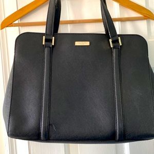 kate spade black tote
